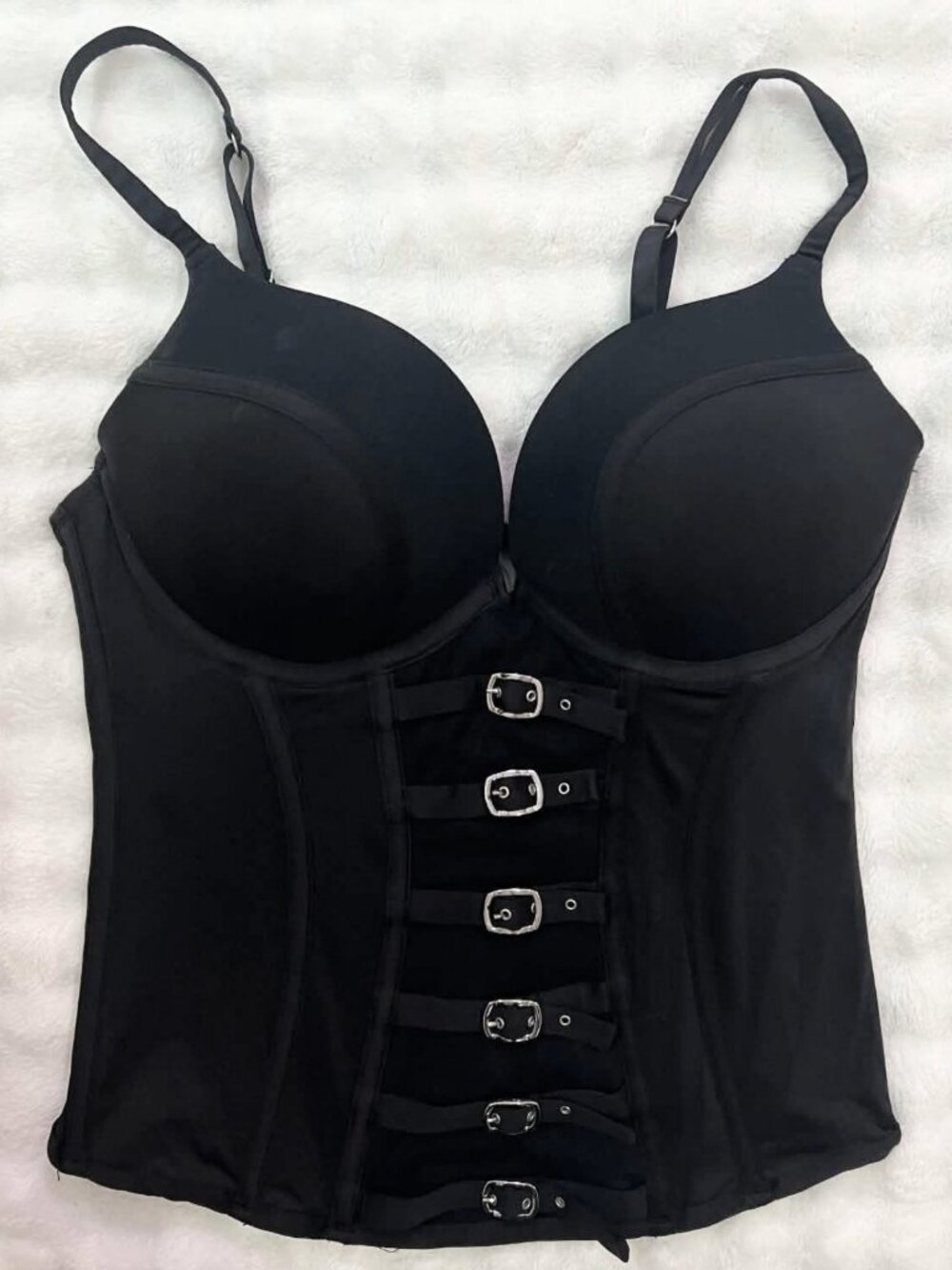 Vintage Y2K La Senza bustier / corset, medium